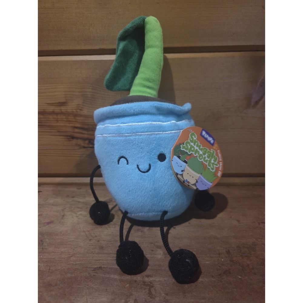 Ploofs Monty the‎ Monstera Potted Plant Stuffed Plush 9" D22